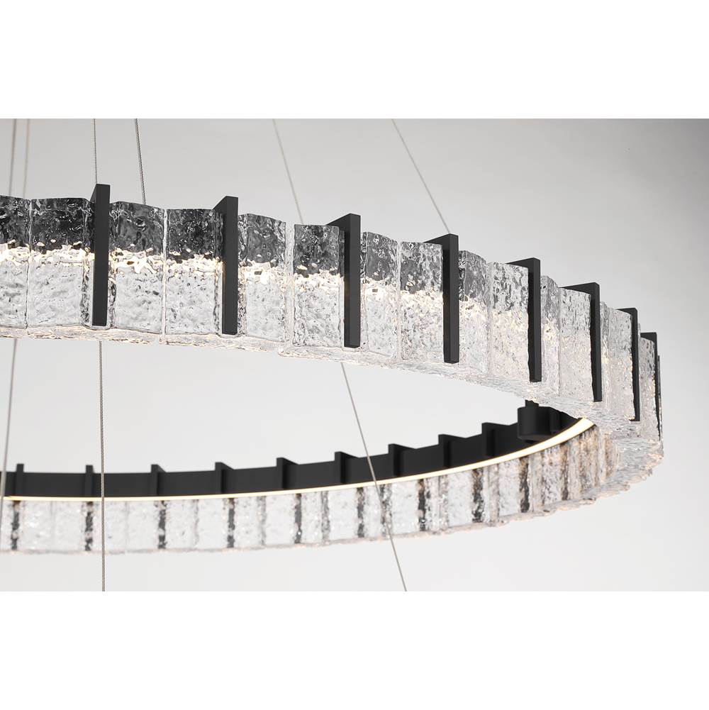 Minka-Lavery 2419-899-L Dark Matte Black Sevryn 44.5'' Led Chandelier Image 7
