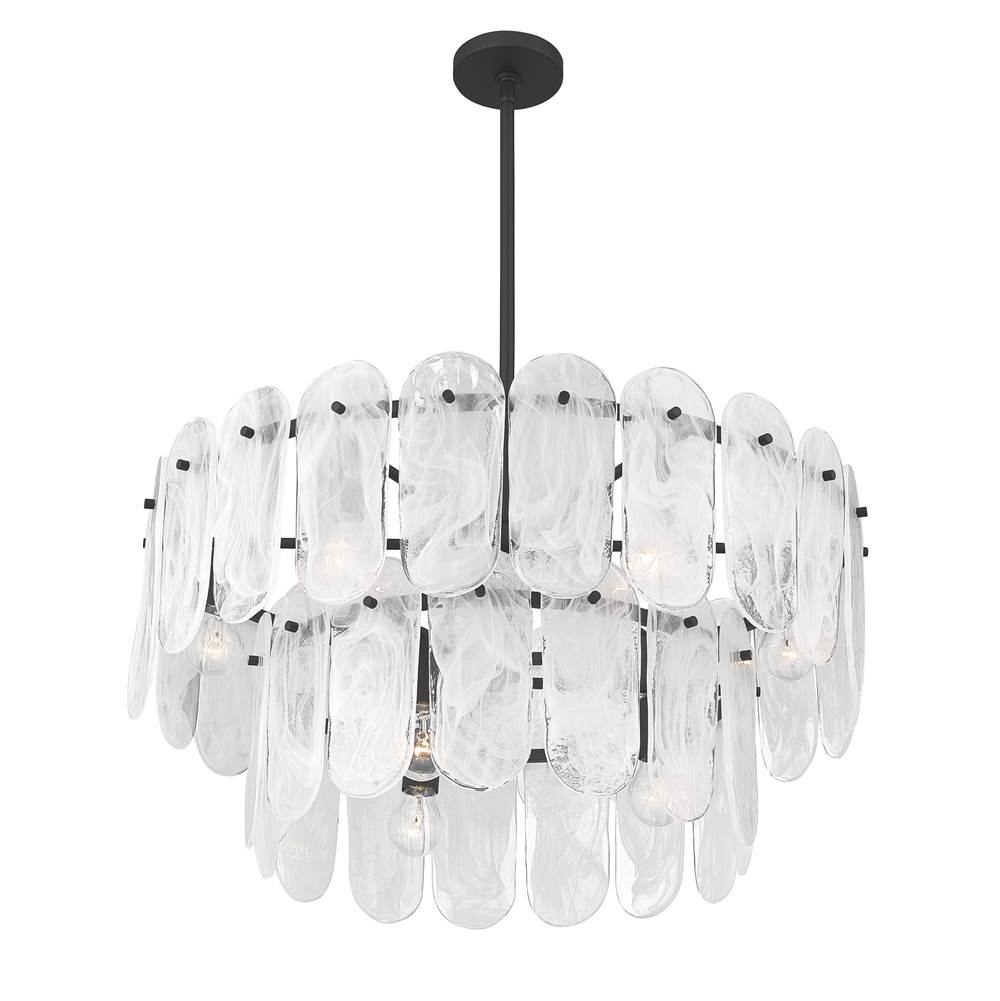 Minka-Lavery 2599-899 Dark Matte Black Oldmill 30.25'' 9-light Pendant Image 8