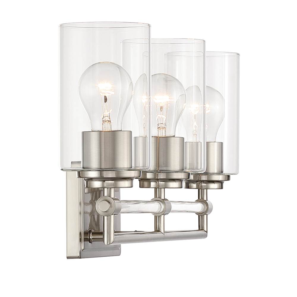 Minka-Lavery 2643-84 Brushed Nickel Binsly 24'' Wide 3-light Vanity Image 7