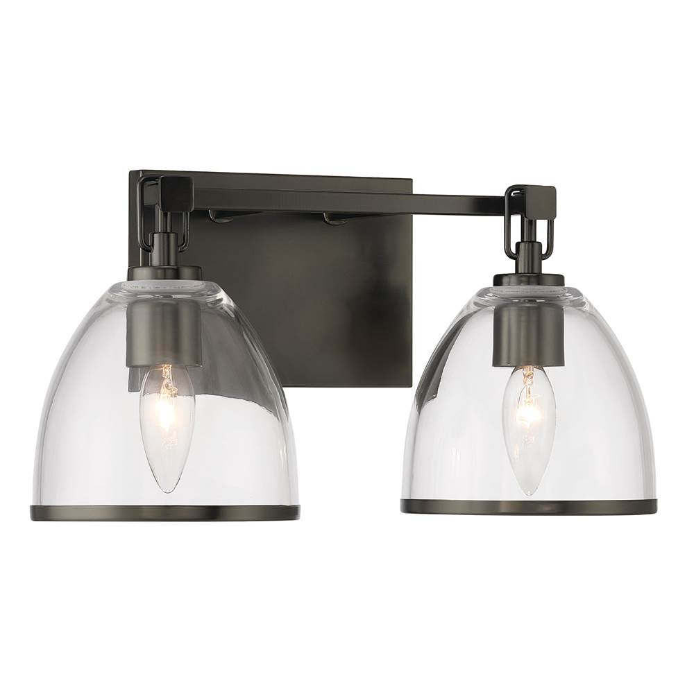Minka-Lavery 15022-749 Rustic Gun Metal Wynnfrost 15'' Wide 2-light Vanity Image 9