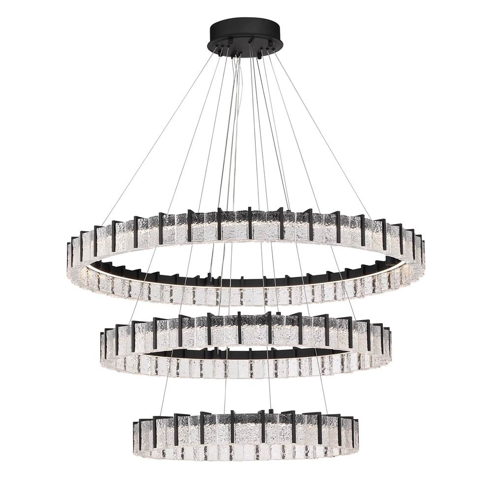 Minka-Lavery 2410-899-L Dark Matte Black Sevryn 44.5'' Led Chandelier Image 1