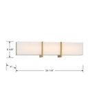 Minka-Lavery 2922-791-L Brushed Gold High Rise 24.25'' Wide Led Bath Bar Image 3