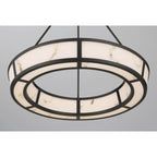 Minka-Lavery 3475-860-L Dark Bronze With Faux Alabaster Velaris 24'' Led Pendant Image 5