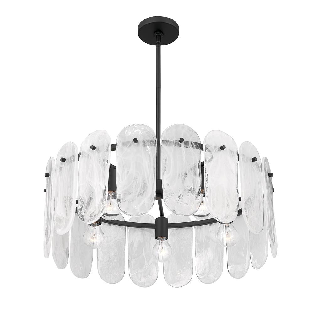 Minka-Lavery 2595-899 Dark Matte Black Oldmill 25'' 5-light Pendant Image 8