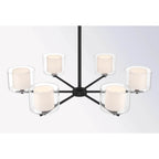 Minka-Lavery 2065-899 Dark Matte Black Seville 32'' 6-light Chandelier Image 6