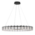Minka-Lavery 2416-899-L Dark Matte Black Sevryn 36'' Led Pendant Image 1