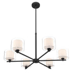 Minka-Lavery 2065-899 Dark Matte Black Seville 32'' 6-light Chandelier Image 9