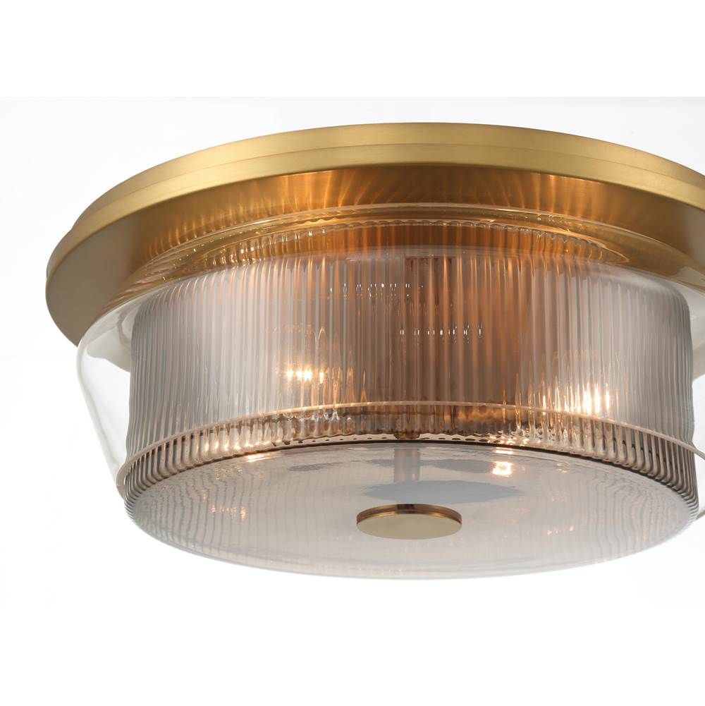 Minka-Lavery 14014-732 Legacy Brass Kiruna 17'' 4-light Flush Mount Image 6