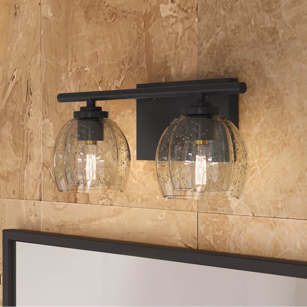 Minka-Lavery 2722-860 Dark Bronze Glint 15.5'' Wide 2-light Vanity Image 4