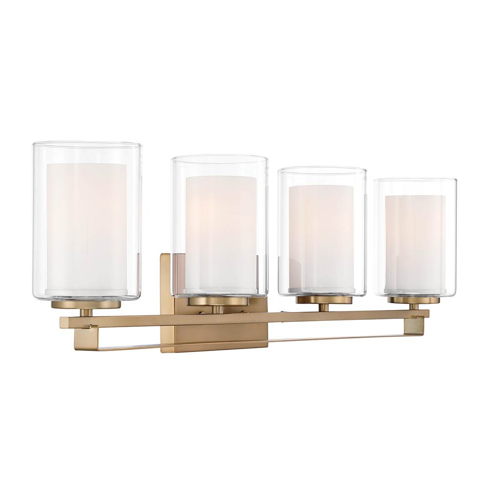 Minka-Lavery 6104-791 Brushed Gold Parsons Studio 32.5'' Wide 4-light Vanity Image 7