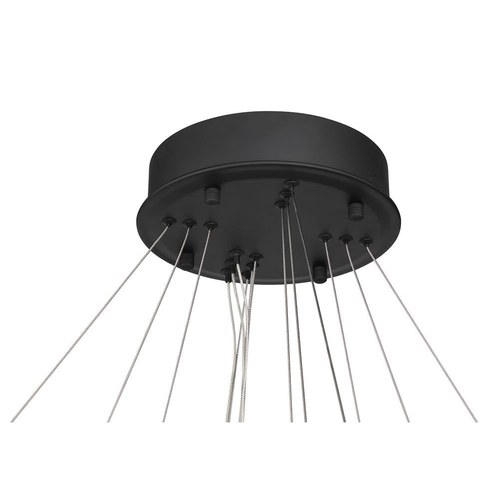 Minka-Lavery 2410-899-L Dark Matte Black Sevryn 44.5'' Led Chandelier Image 5