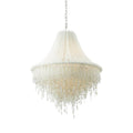 Metropolitan Lighting Crystal Reign Crystal Reign 7 Light Pendant With Glass Beads