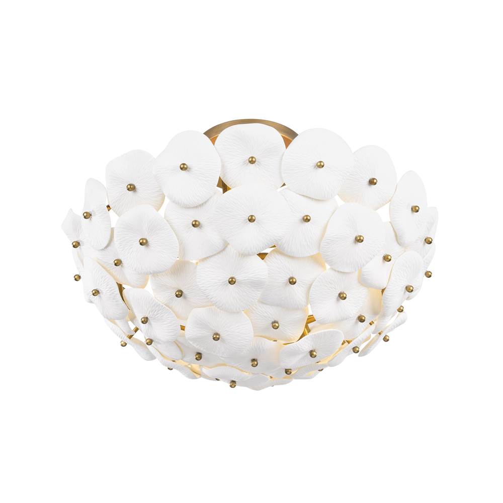 Metropolitan Lighting Coastlyn 22'' 3-light Semi-flush Mount