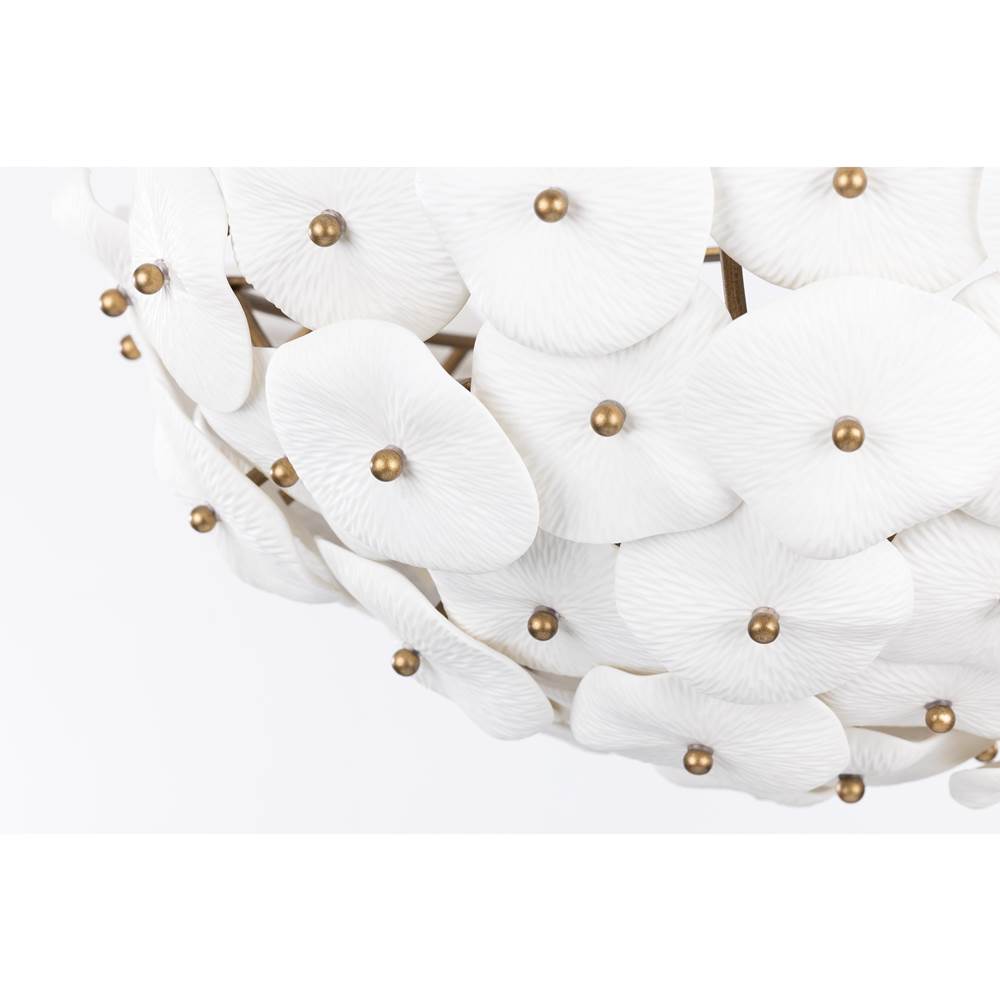 Metropolitan Lighting N1823-732 Legacy Brass Coastlyn 22'' 3-light Semi-flush Mount Image 5