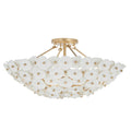 Metropolitan Lighting N1824-732 Legacy Brass Coastlyn 22.5'' 4-light Semi Flush Image 1