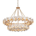 Metropolitan Lighting Niu 38in 2 Tier 22 Light Chandelier