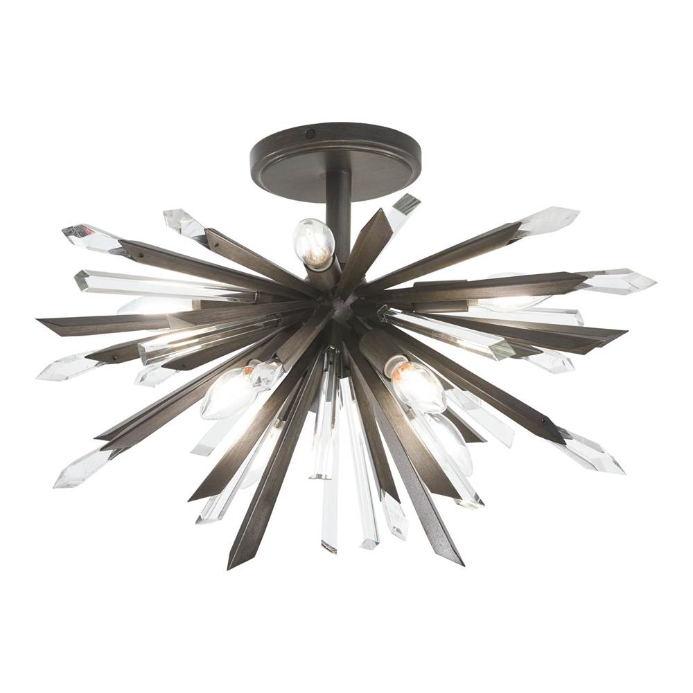 Metropolitan Lighting Elsa 8 Lt Semi Flush