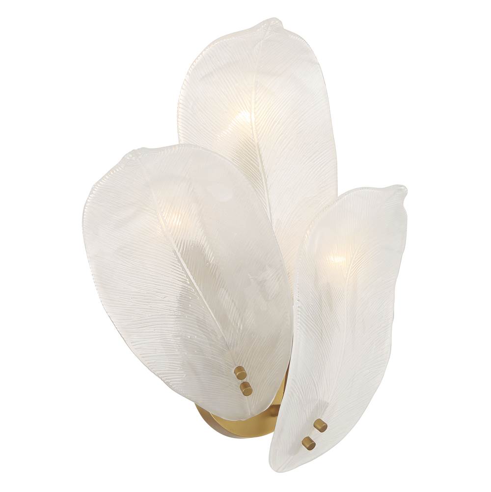 Metropolitan Lighting N2213-732 Legacy Brass 3 Light Wall Sconce Image 1