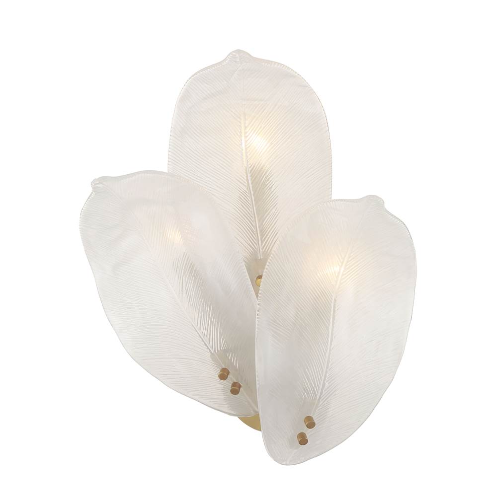 Metropolitan Lighting N2213-732 Legacy Brass 3 Light Wall Sconce Image 4