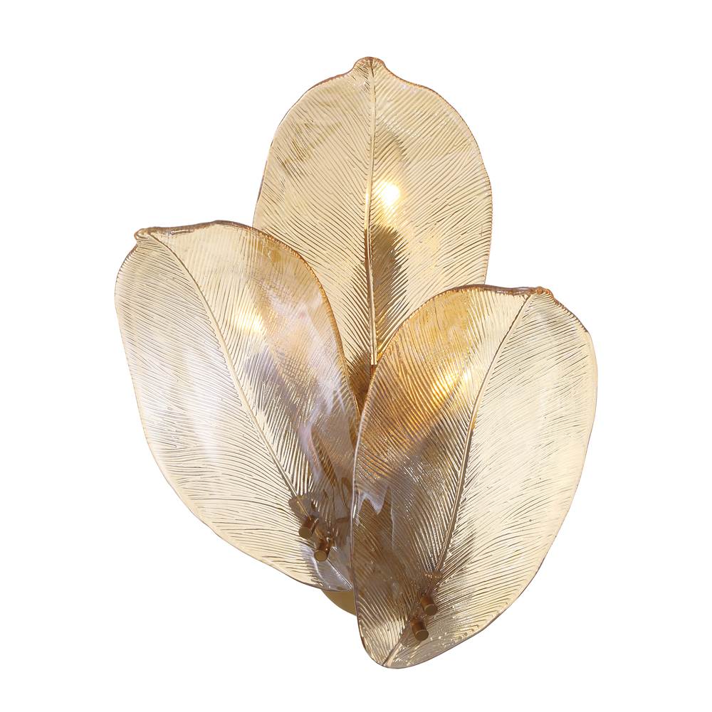 Metropolitan Lighting N2213-A-732 Legacy Brass 3 Light Wall Sconce Image 4