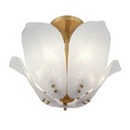 Metropolitan Lighting N2214-732 Legacy Brass Orchid 18'' 5-light Semi-flush Mount Image 6