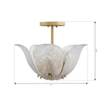 Metropolitan Lighting N2214-732 Legacy Brass Orchid 18'' 5-light Semi-flush Mount Image 2