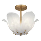 Metropolitan Lighting N2214-732 Legacy Brass Orchid 18'' 5-light Semi-flush Mount Image 1
