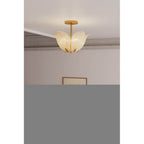 Metropolitan Lighting N2214-A-732 Legacy Brass Orchid 18'' 5-light Semi-flush Mount Image 3