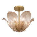Metropolitan Lighting N2214-A-732 Legacy Brass Orchid 18'' 5-light Semi-flush Mount Image 1