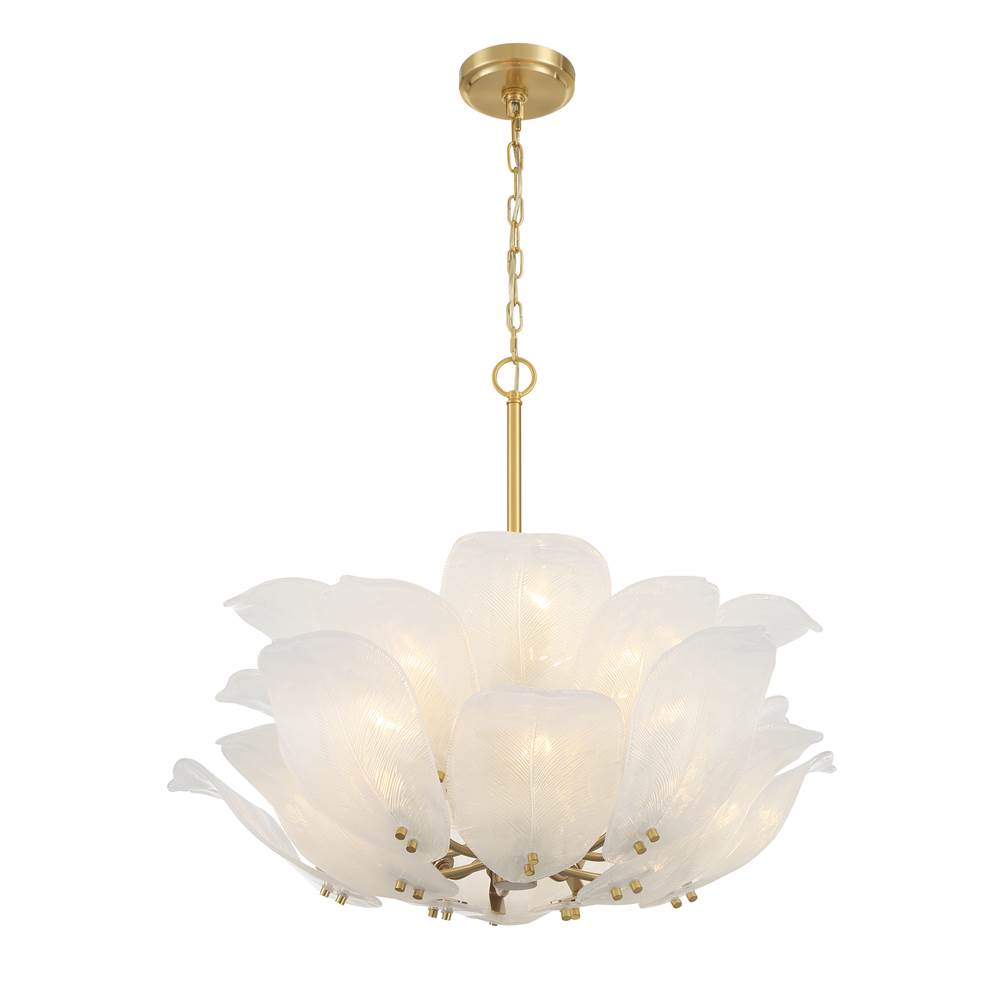 Metropolitan Lighting N2215-732 Legacy Brass 10 Light Pendant Image 1