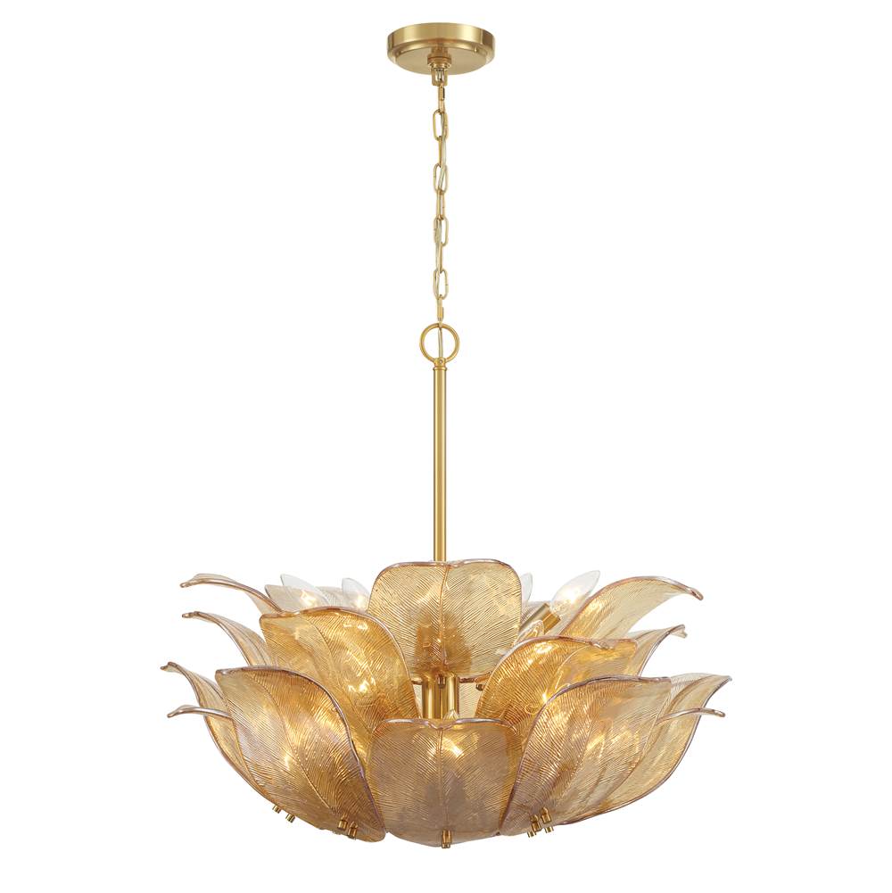 Metropolitan Lighting N2215-A-732 Legacy Brass 10 Light Pendant Image 3