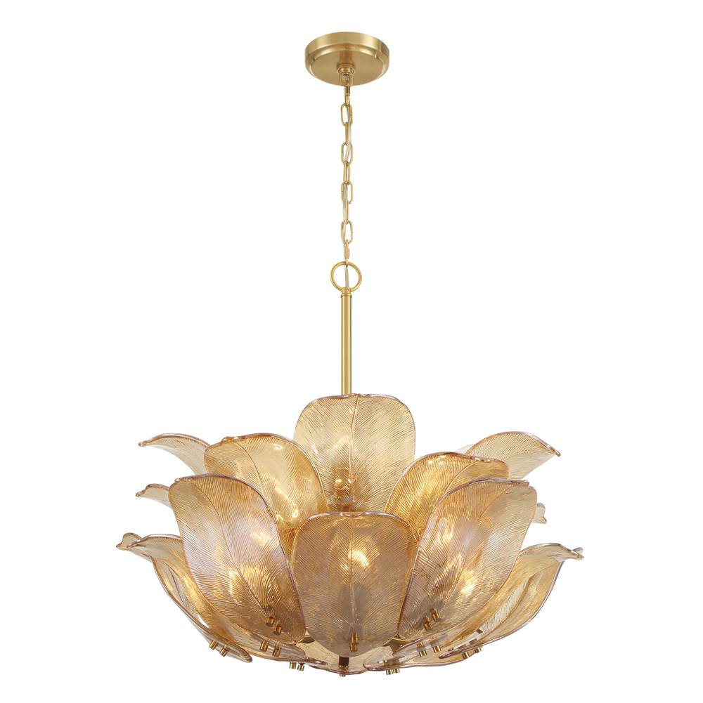 Metropolitan Lighting N2215-A-732 Legacy Brass 10 Light Pendant Image 2