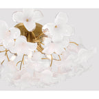 Metropolitan Lighting N2225-732 Legacy Brass Bloome 25.25'' 5-light Semi-flush Mount Image 5