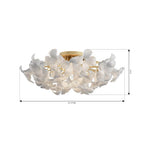 Metropolitan Lighting N2225-732 Legacy Brass Bloome 25.25'' 5-light Semi-flush Mount Image 2
