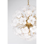 Metropolitan Lighting N2227-732 Legacy Brass Bloome 22'' 8-light Pendant Image 4
