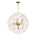 Metropolitan Lighting N2227-732 Legacy Brass Bloome 22'' 8-light Pendant Image 1