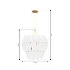Metropolitan Lighting N2246-732 Legacy Brass Marclaire 19.75'' 6-light Pendant Image 2
