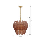 Metropolitan Lighting N2246-BR-732 Legacy Brass Marclaire 19.75'' 6-light Pendant Image 2