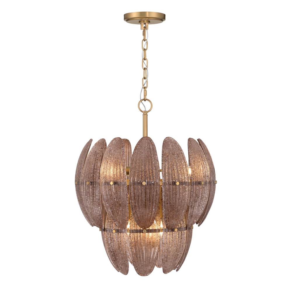 Metropolitan Lighting N2246-BR-732 Legacy Brass Marclaire 19.75'' 6-light Pendant Image 1