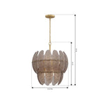Metropolitan Lighting N2246-GR-732 Legacy Brass Marclaire 19.75'' 6-light Pendant Image 2