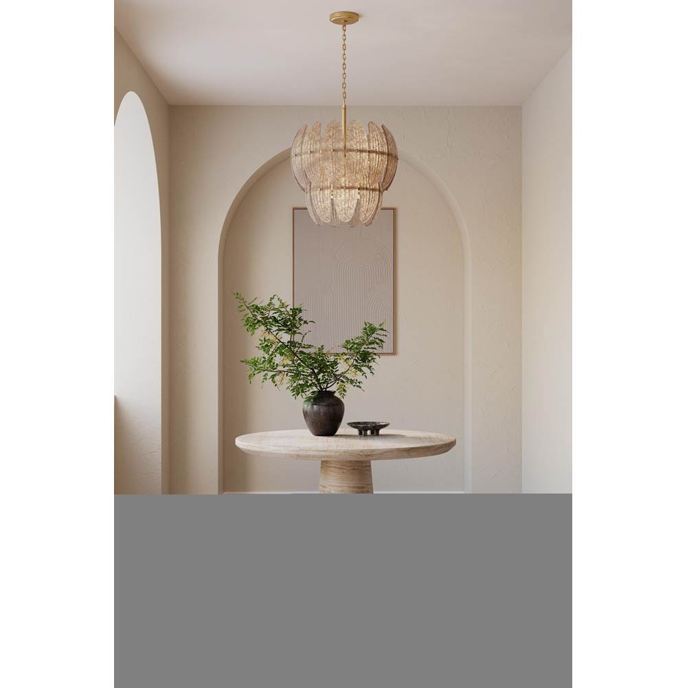 Metropolitan Lighting N2246-GR-732 Legacy Brass Marclaire 19.75'' 6-light Pendant Image 3