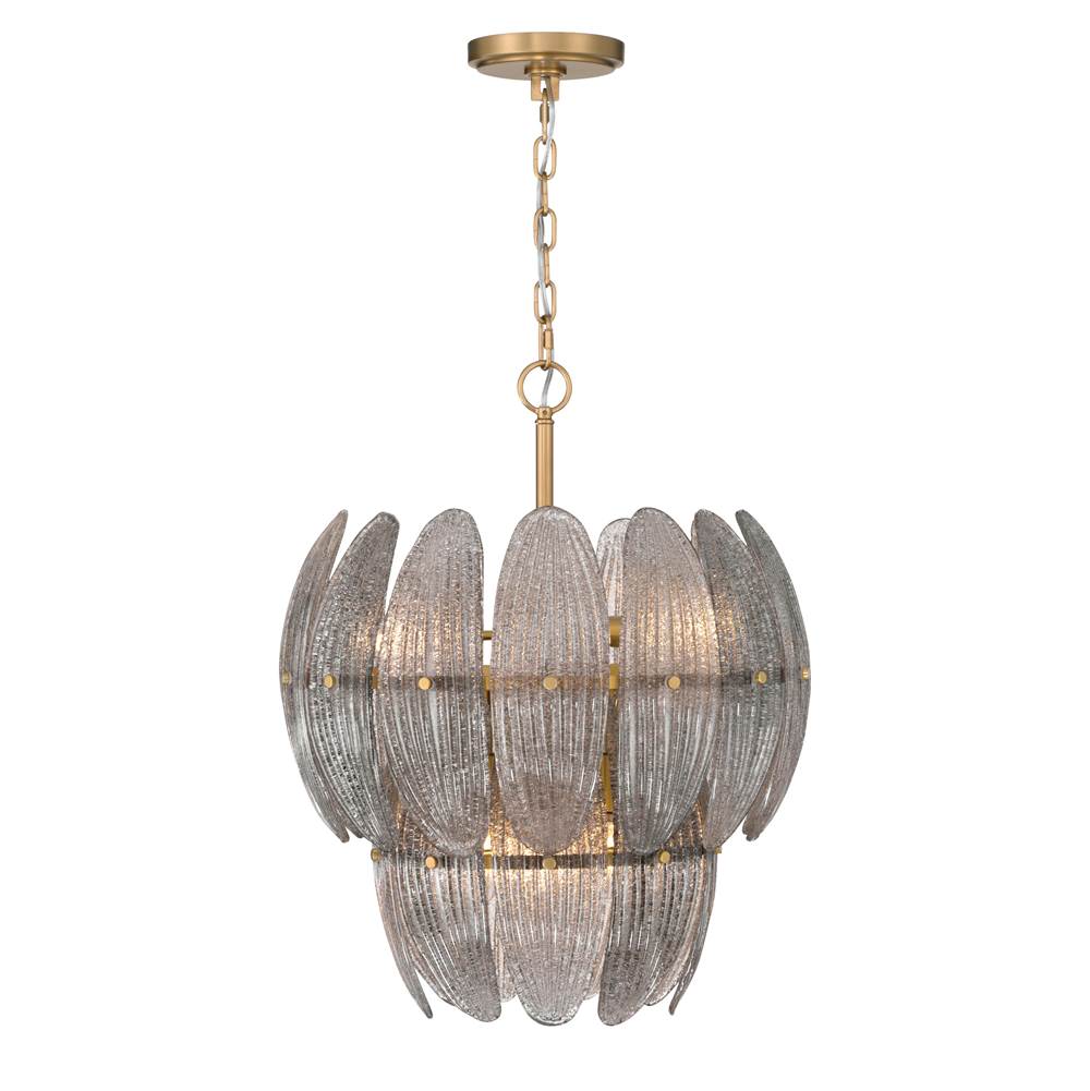 Metropolitan Lighting N2246-GR-732 Legacy Brass Marclaire 19.75'' 6-light Pendant Image 1