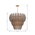 Metropolitan Lighting N2248-GR-732 Legacy Brass Marclaire 26.5'' 11-light Pendant Image 2