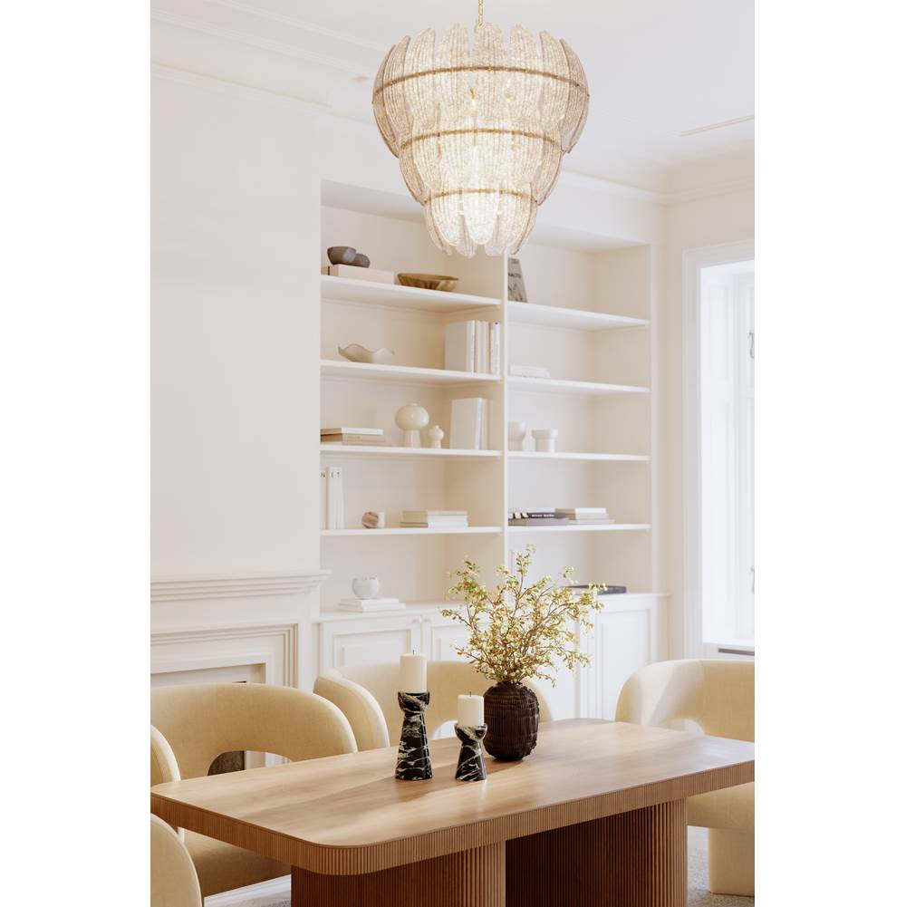 Metropolitan Lighting N2248-GR-732 Legacy Brass Marclaire 26.5'' 11-light Pendant Image 3