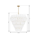 Metropolitan Lighting N2249-732 Legacy Brass Marclaire 32.75'' 15-light Pendant Image 2