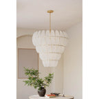Metropolitan Lighting N2249-732 Legacy Brass Marclaire 32.75'' 15-light Pendant Image 3