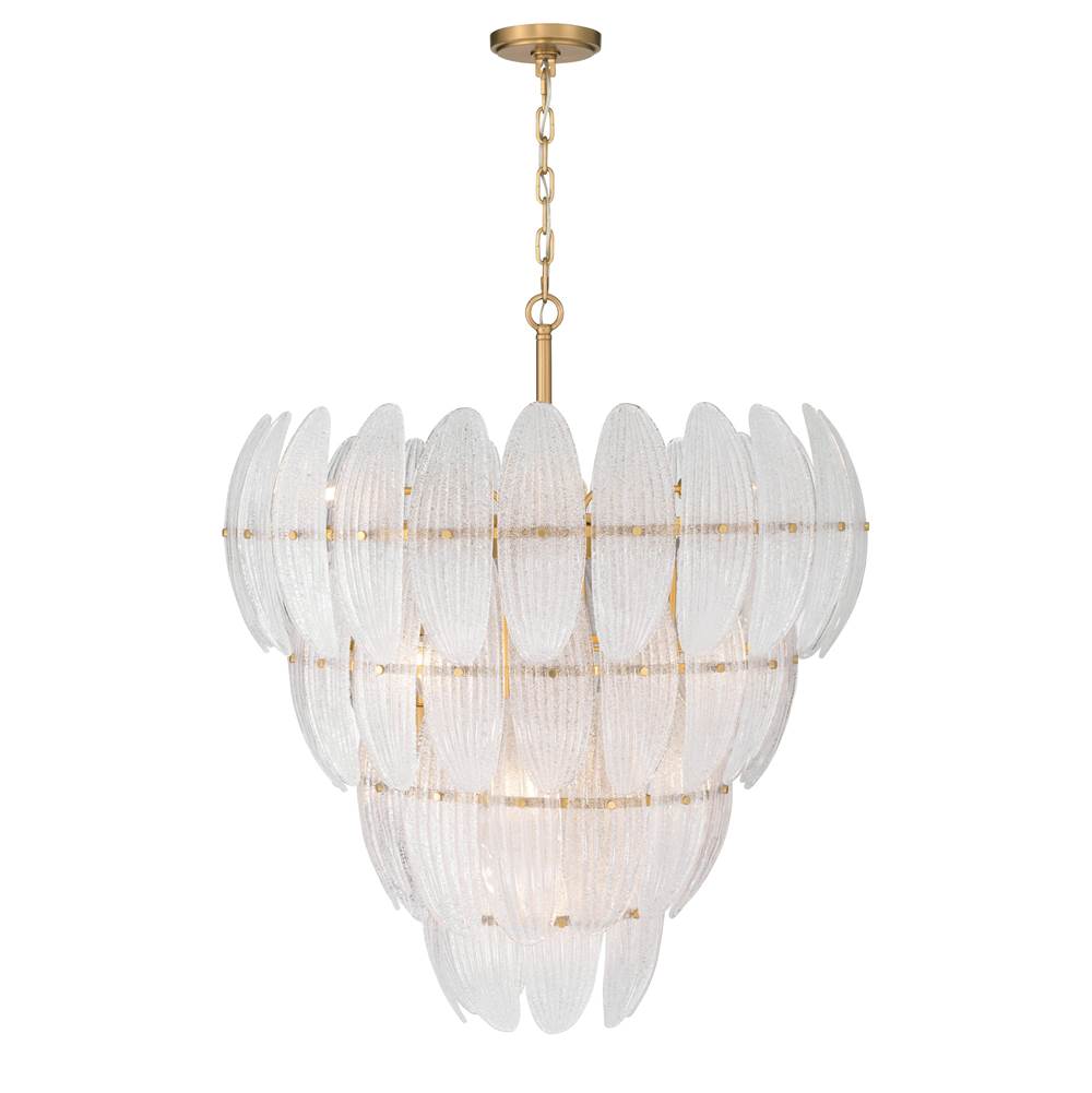 Metropolitan Lighting N2249-732 Legacy Brass Marclaire 32.75'' 15-light Pendant Image 1