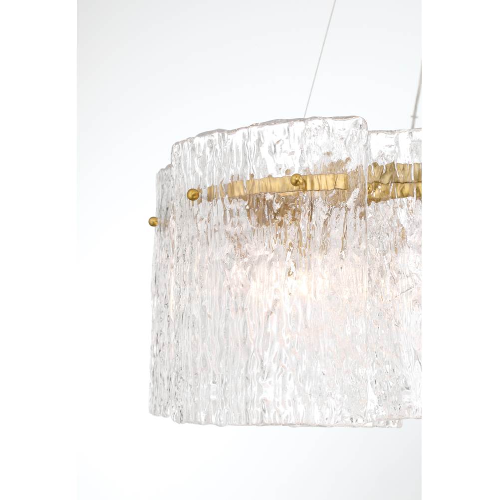 Metropolitan Lighting N2288-732 Legacy Brass 8 Light Pendant Image 5