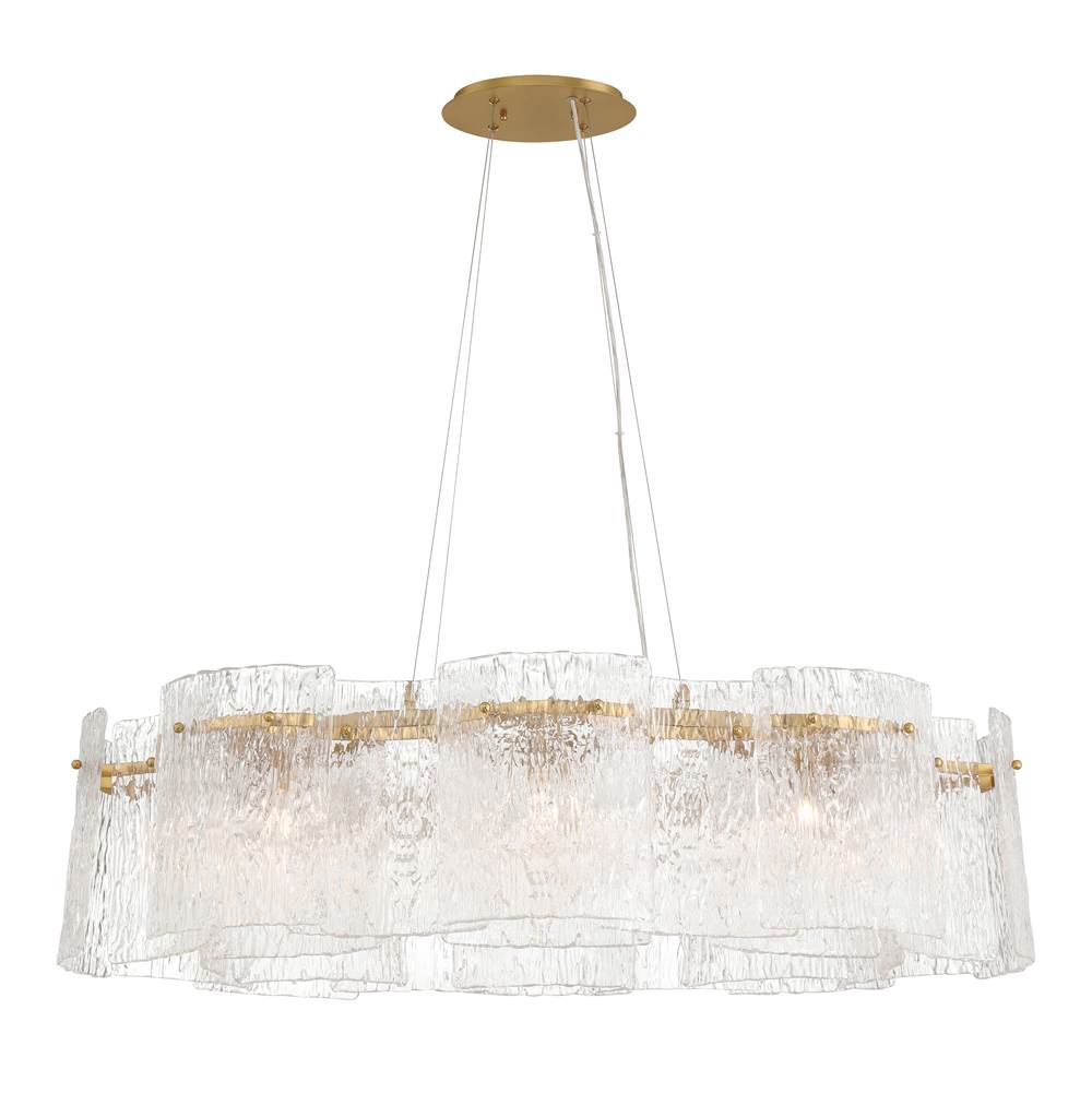 Metropolitan Lighting N2288-732 Legacy Brass 8 Light Pendant Image 2