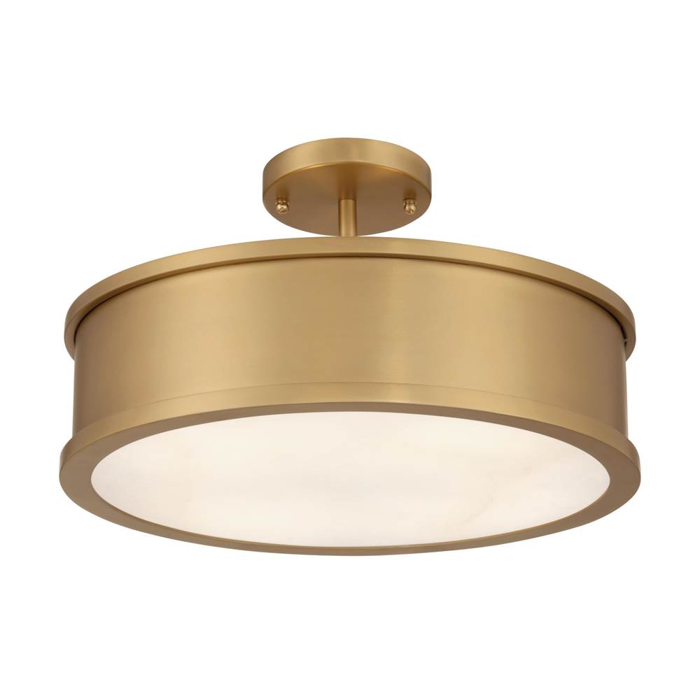 Metropolitan Lighting N2354-732 Legacy Brass Wynn 16'' 4-light Semi-flush Mount Image 1